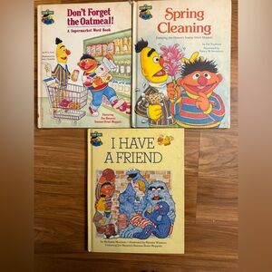 Sesame Street Vintage 1980s Book Collection